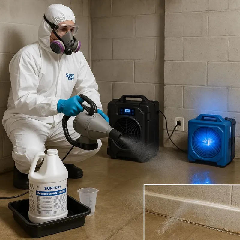 Sanitization and Odor Removal process in Milford, WI