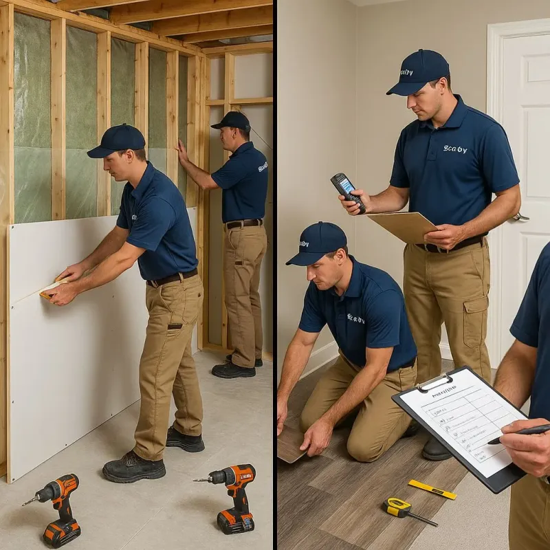 Repairs and Reconstruction process in Milford, WI